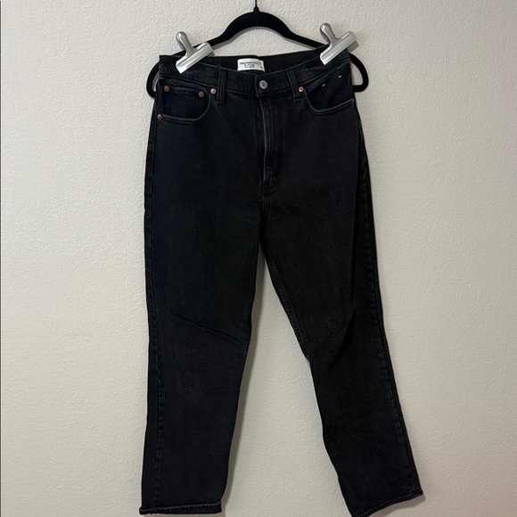 Abercrombie & Fitch Denim - Abercrombie & Fitch Charcoal High Rise Jeans